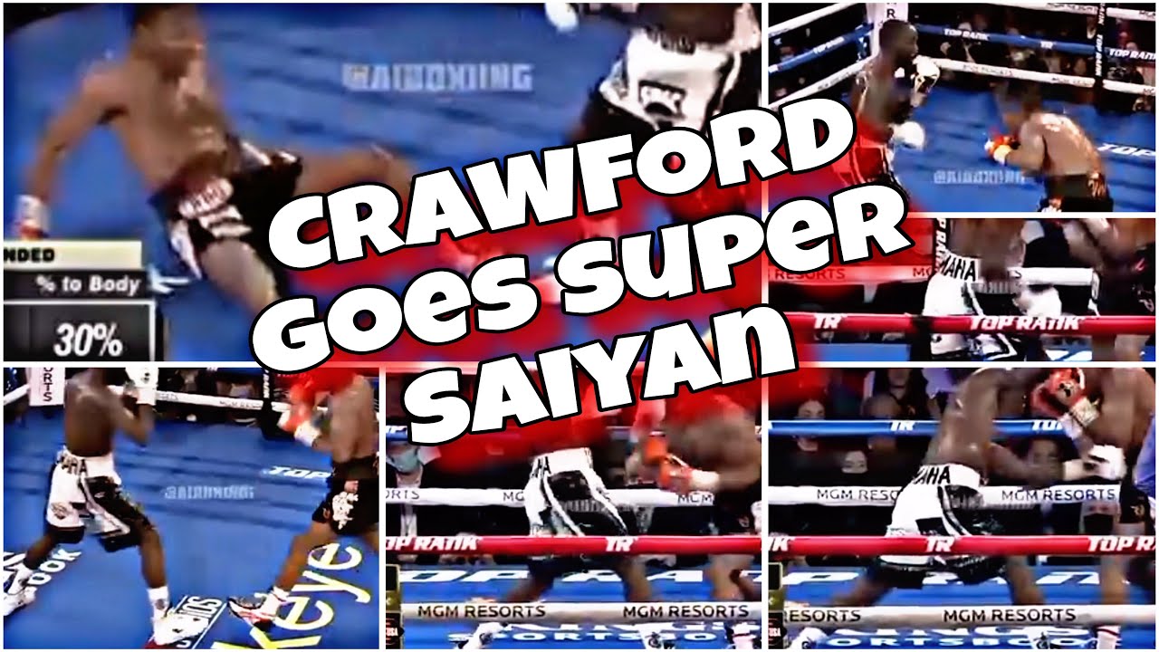 Terence Crawford goes super saiyan unleashes barrage of punches on Shawn Porter wow 😱 I do this shi