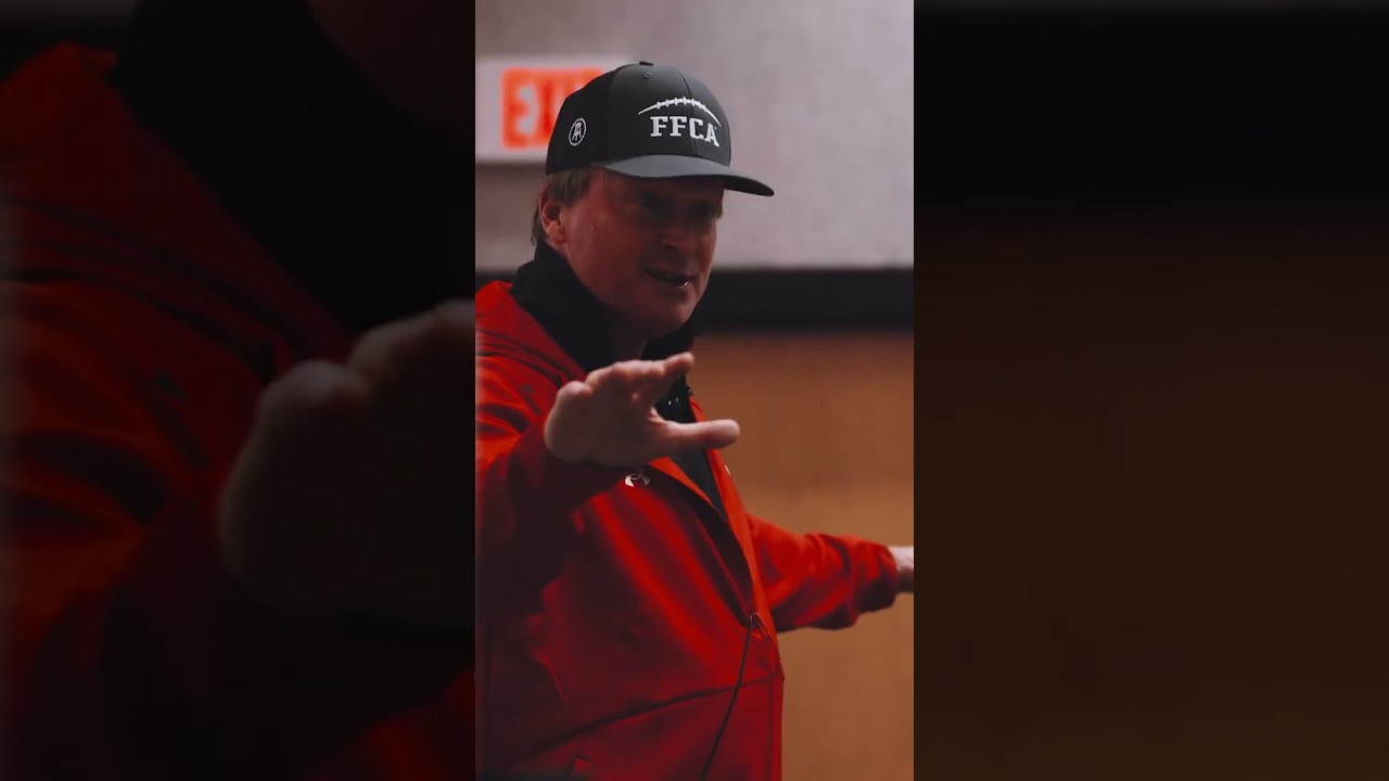 “Everybody has dreams… I’m into nightmares.” Coach Gruden is in the building today!