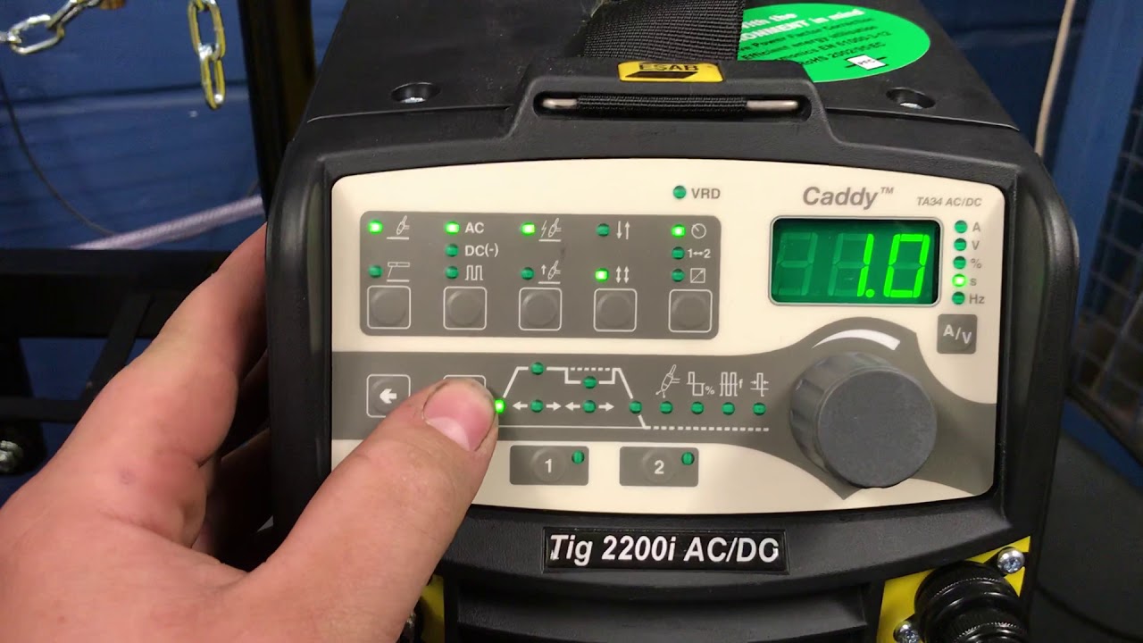 ESAB Caddy 2200iw TA34 AC/DC TIG Welder