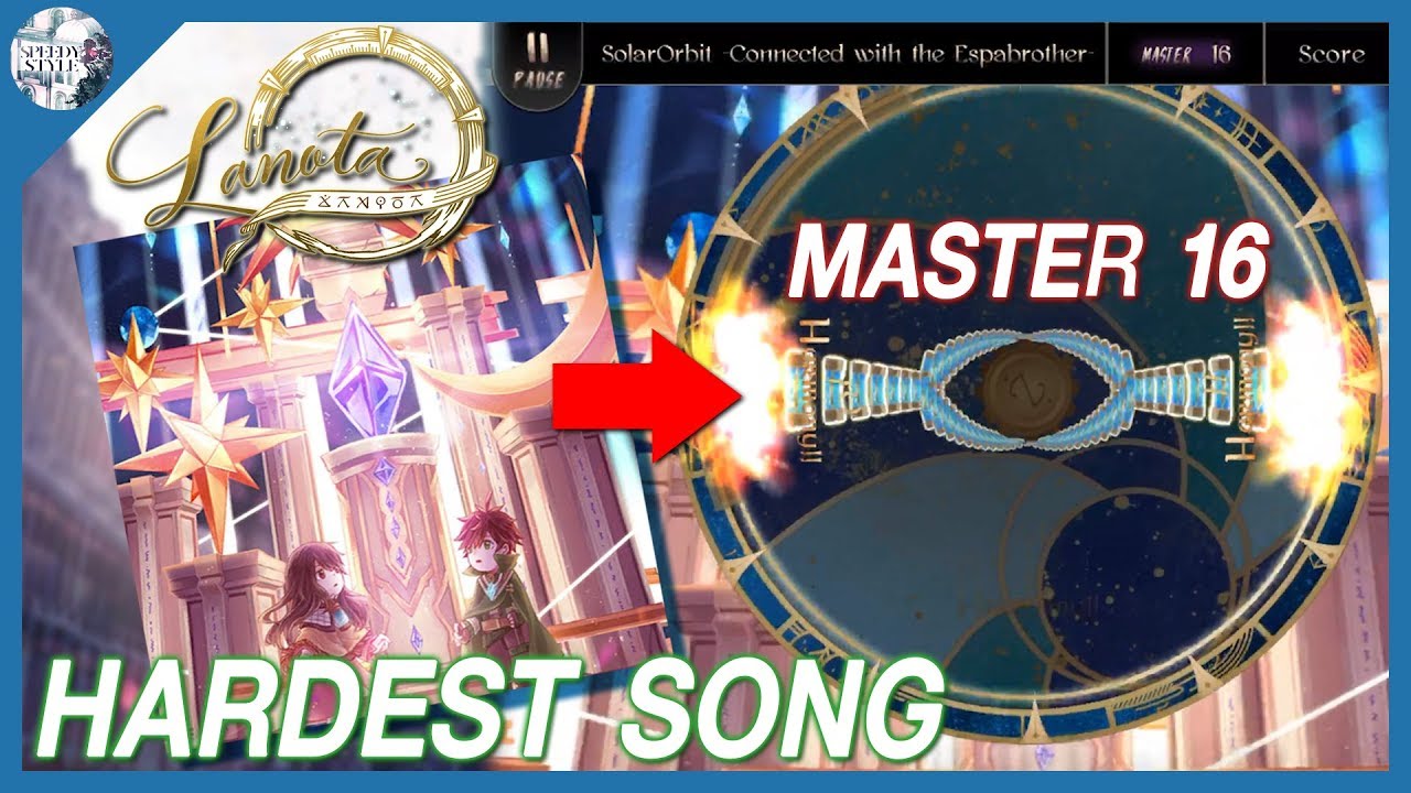 [Lanota] Difficulty FAR BEYOND Stasis - SolarOrbit -Connected with the Espabrother- [Master 16]