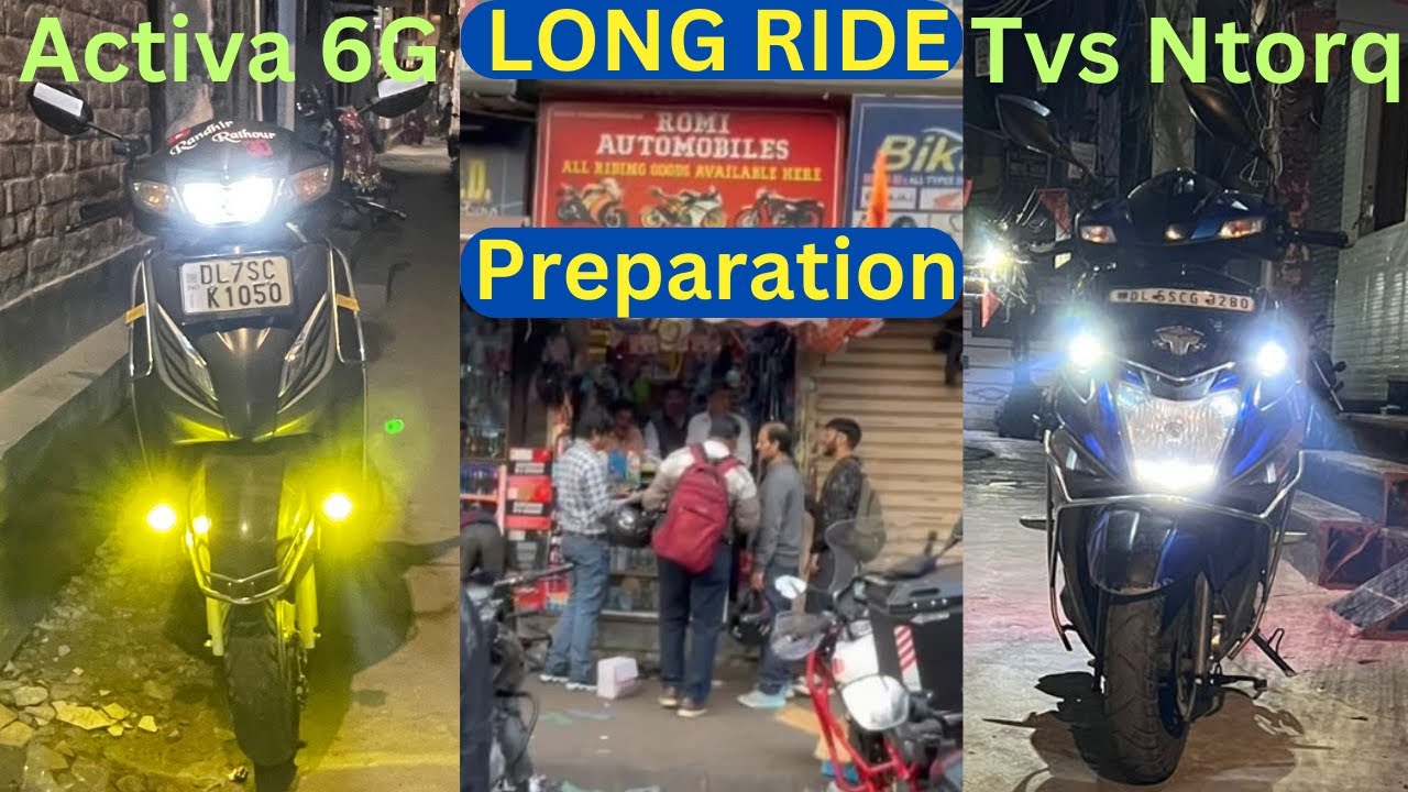 Long Ride Ke Liya Fog Light Installed | Scooty | Activa 6G | TVS Ntorq@randhirrathourvlogs3272