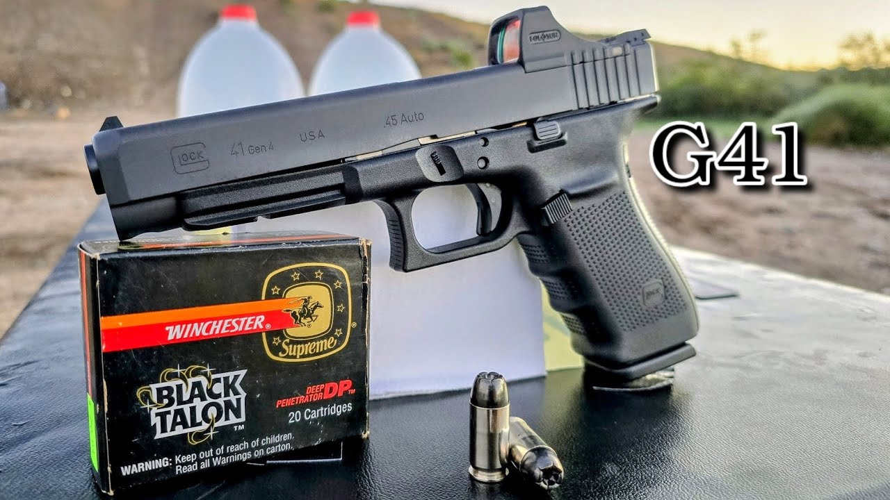 .45 auto | Winchester Black Talon | Тест на баллистический гель