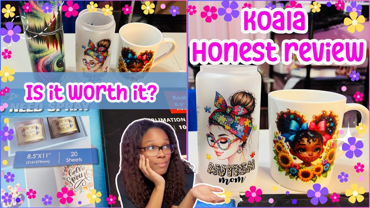Koala Products Unboxing + Honest Review | Must-Have or Skip? Sublimation/Waterslide Decal