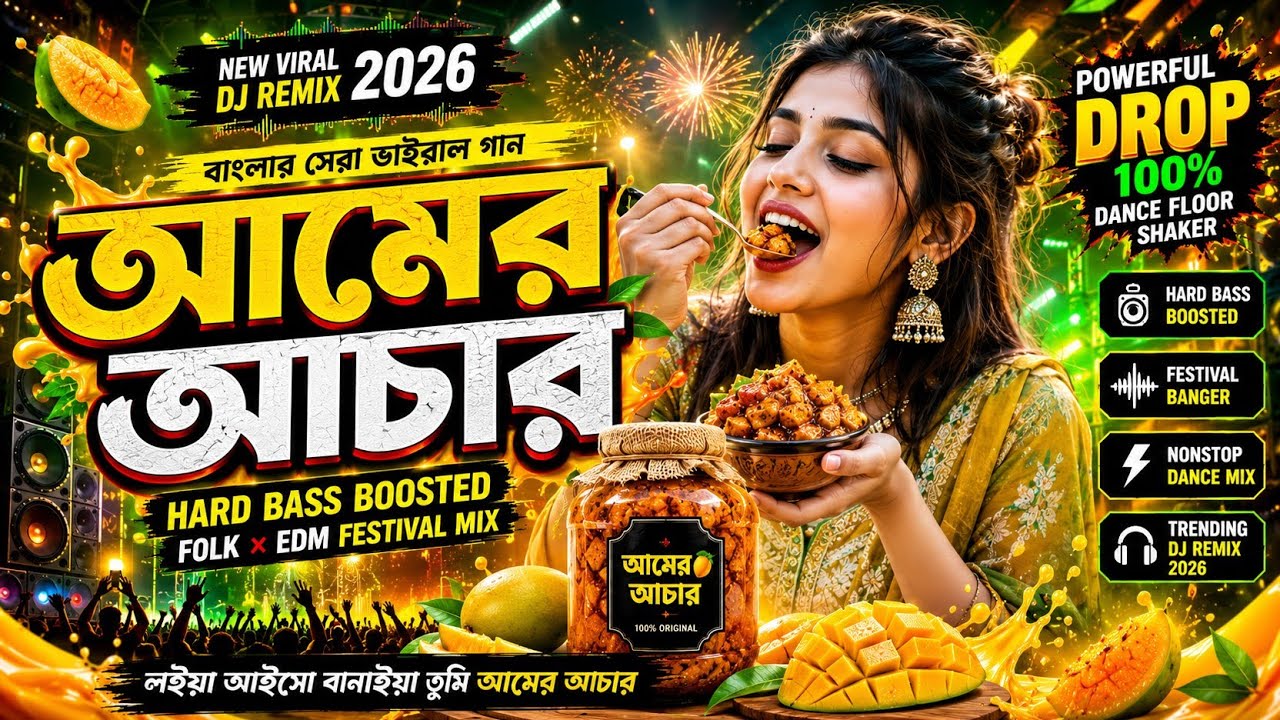 Ammer Achar (Remix) - বন্ধুরা আমার বাগান চারা | Amer Achaar Song Remix | Hit Song 2026 | Rap Song