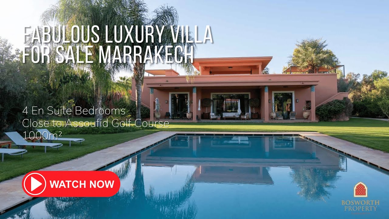 Fabulous Luxury Villa For Sale Marrakech