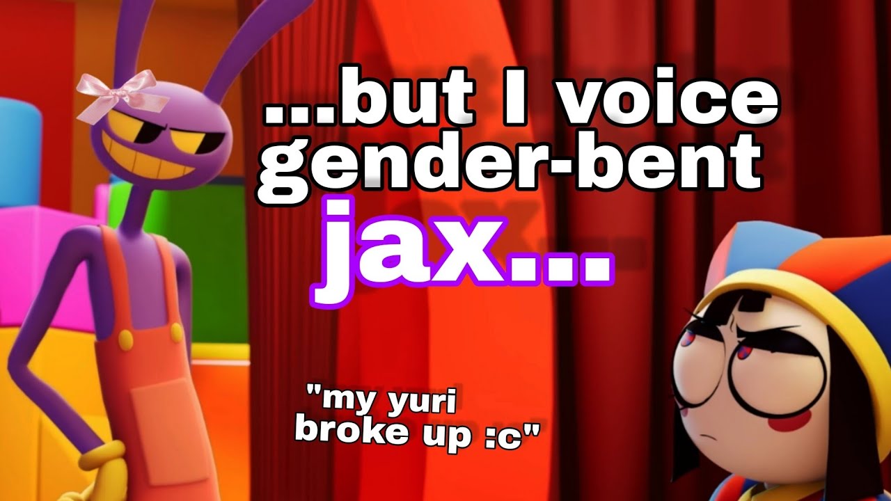 A Totally Normal Cartoon Fight but Jax is Jaxy