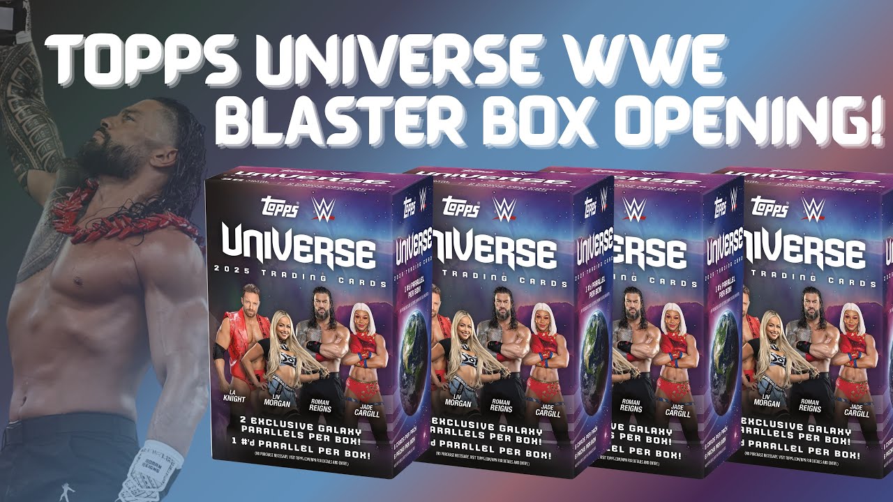 OTC!☝🏻☝🏻☝🏻| TOPPS UNIVERSE WWE BLASTER BOX OPENING! 