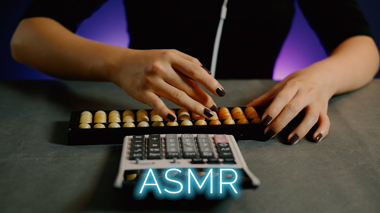 ASMR sounds of Calculator vs Abacus/ Counting Frame (Satisfying & Tingly Sound) | CosyASMR Cosy ASMR