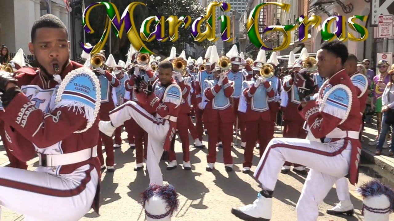 Talladega College Marching Band - 2018 Mardi Gras Parade
