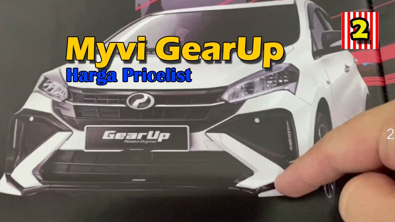 Perodua Myvi 2022 2023 GearUp Harga Review Pricelist
