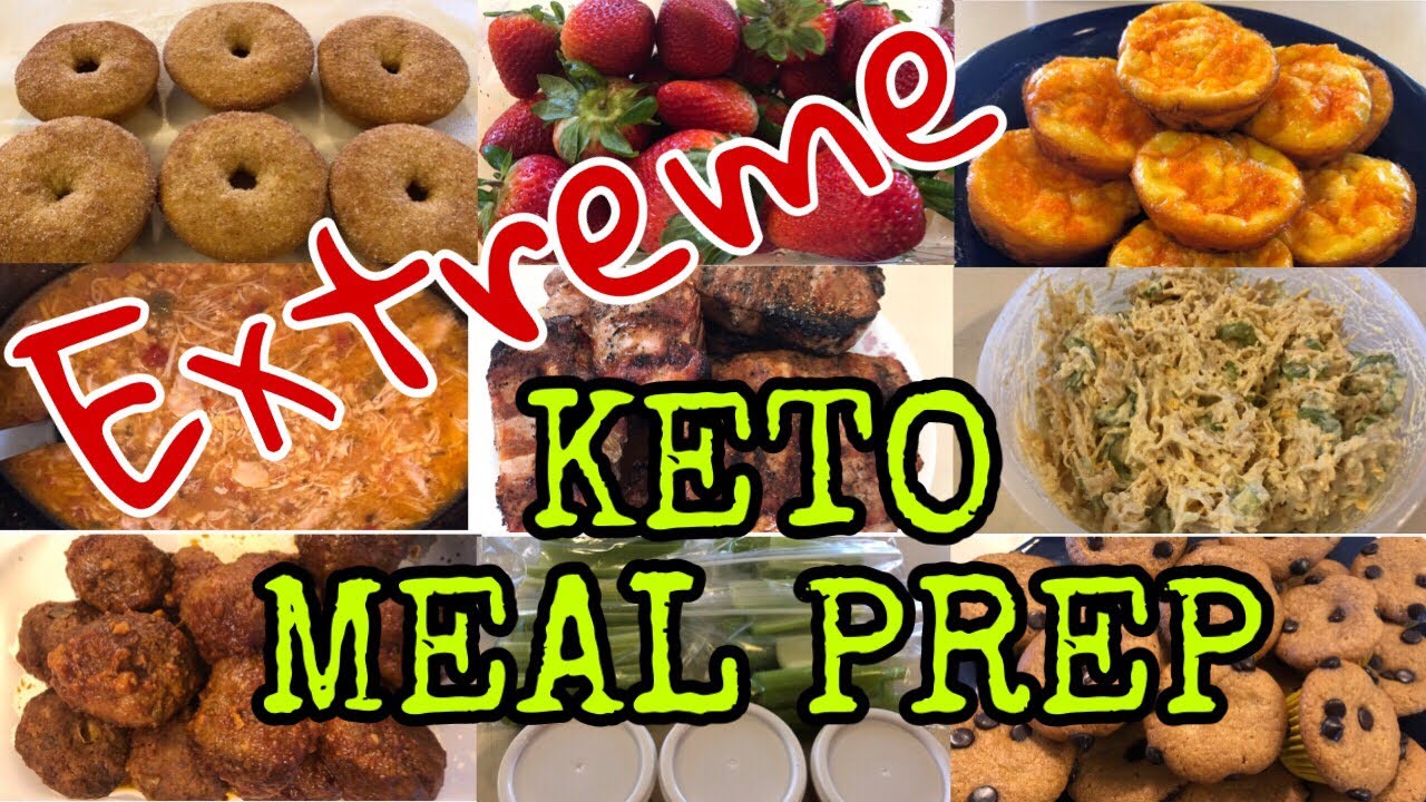 EXTREME KETO Meal Prep| KETO doughnuts, pancake bites, egg bites, meatballs, soup, & MORE