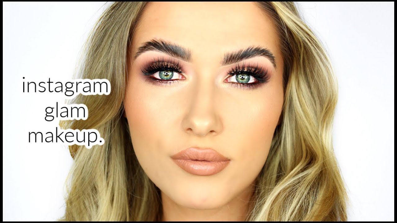 INSTAGRAM GLAM MAKEUP - MORPHE 35C PALETTE | shivonmakeupbiz