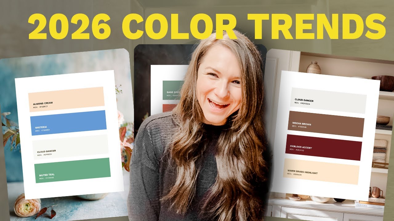 Цветовые тренды 2026 года для веб-сайтов (Pantone)