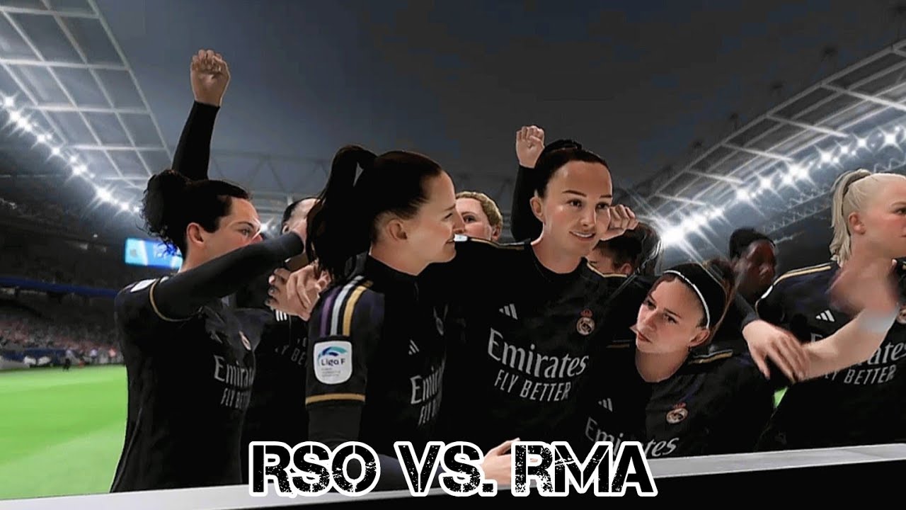 EA FC 24 Gameplay - Real Sociedad VS. Real Madrid | Liga F (No Commentary)