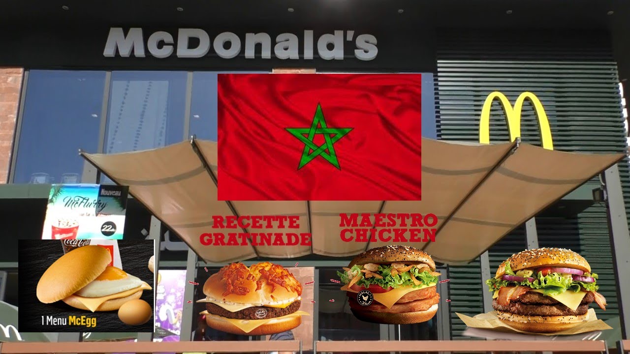 Trying Out NEW Mcdonalds Burgers: Taste Test At McDonalds In Marrakech, Morocco