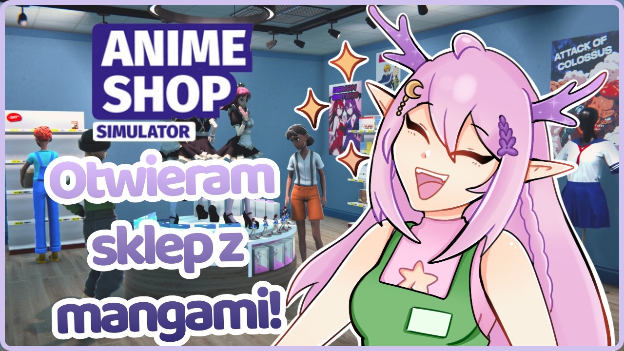 Otworzyłam sklep z mangami! [Anime Shop Simulator Playtest]