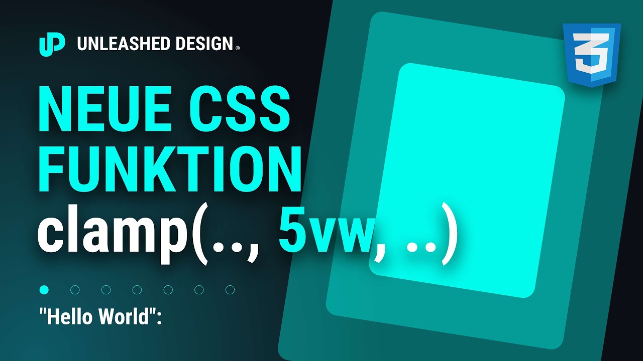 Neuer BOOSTER für euere Responsive oder Fluid Layouts mit CSS Clamp() Function!  [TUTORIAL]