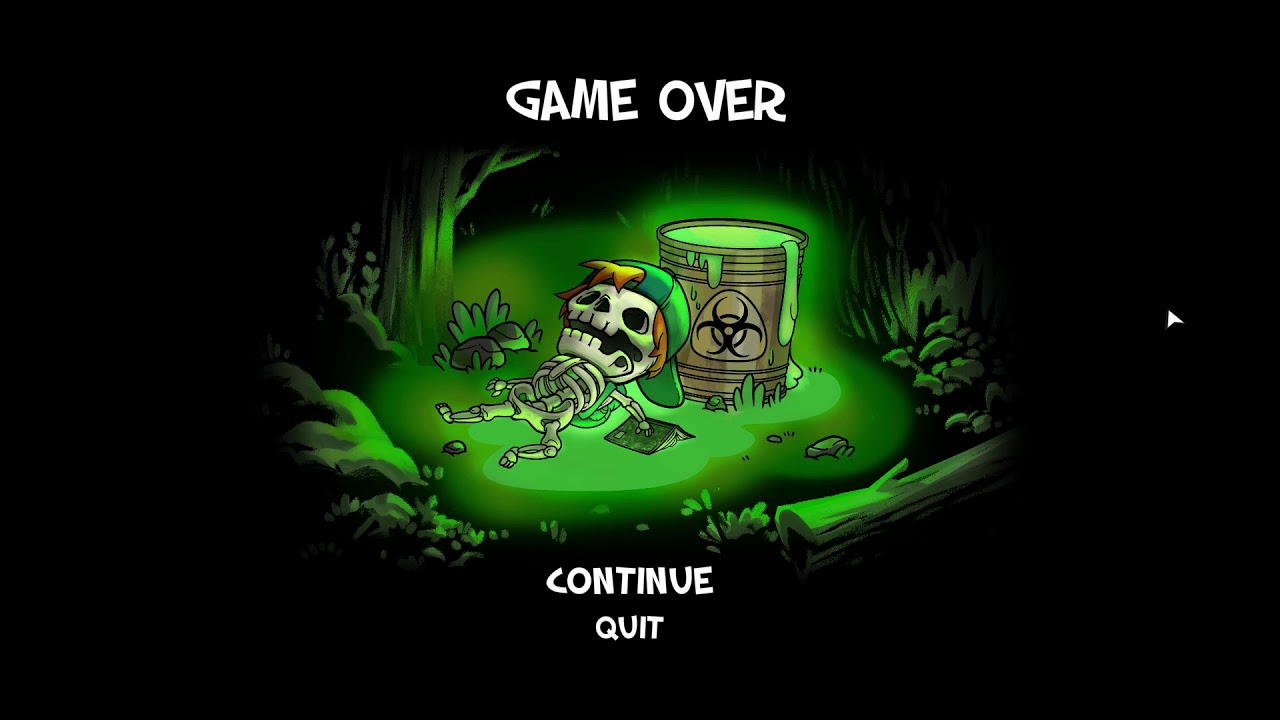 Cyanide & Happiness - Freakpocalypse: every GAME OVER lines, DEATH lines