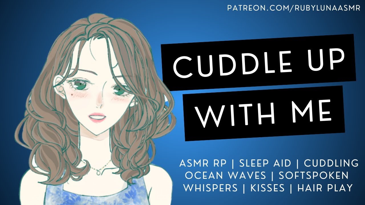 Loving Girlfriend Wants to Cuddle on Vacation [ASMR RP] [Sleep Aid] [Cuddling] [Ocean Waves][Kisses]