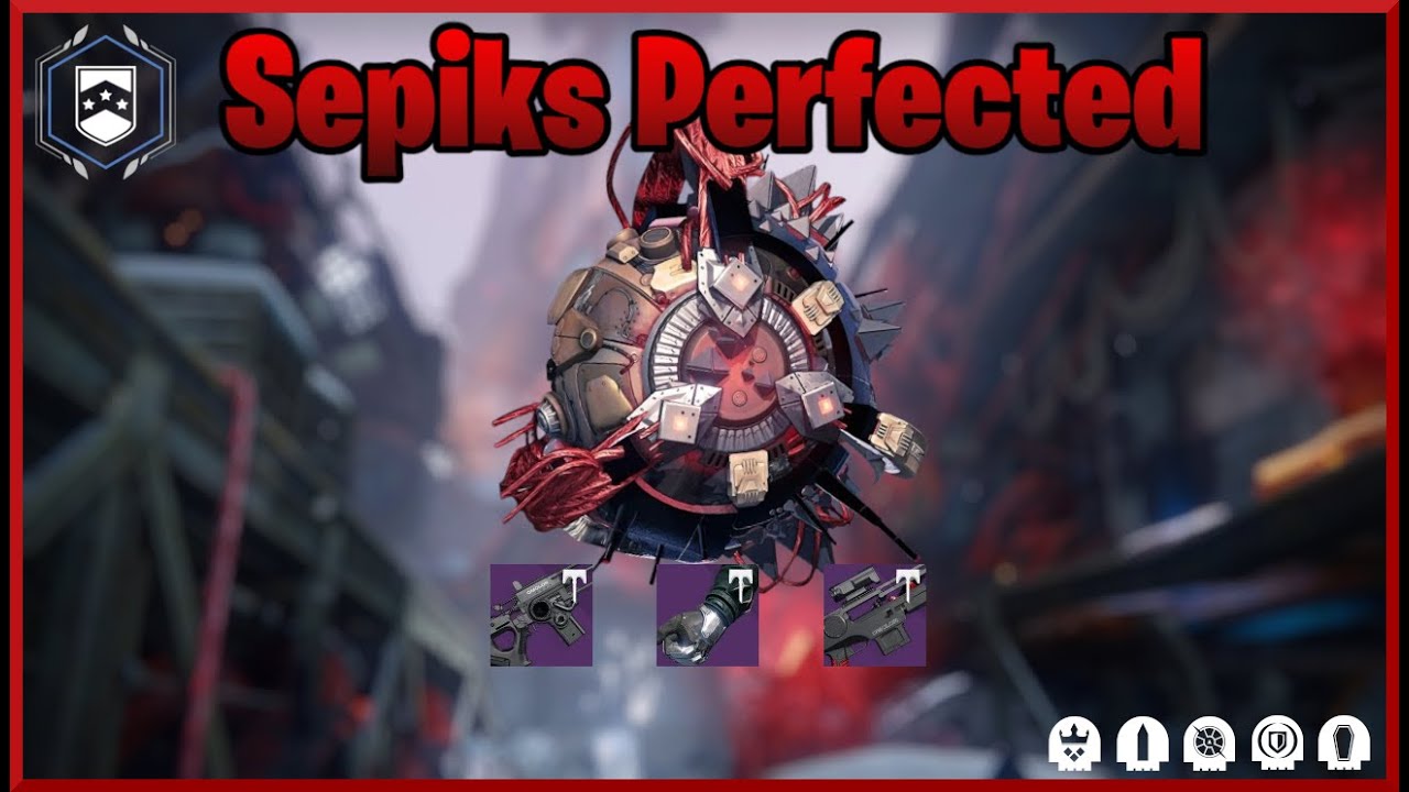 Destiny 1 - Sepiks Perfected Nightfall - Solo Flawless on Warlock
