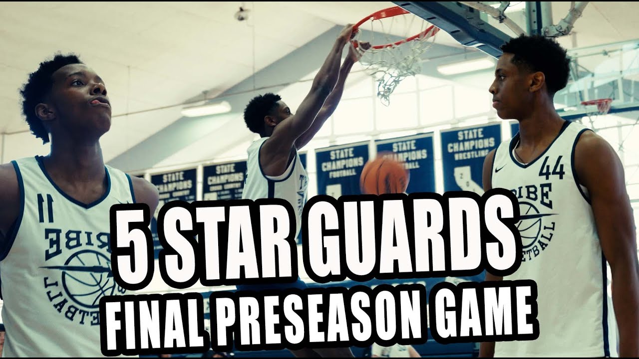 5-star Brandon McCoy and Christian Collins DOMINATE in Final Pre-Season Game