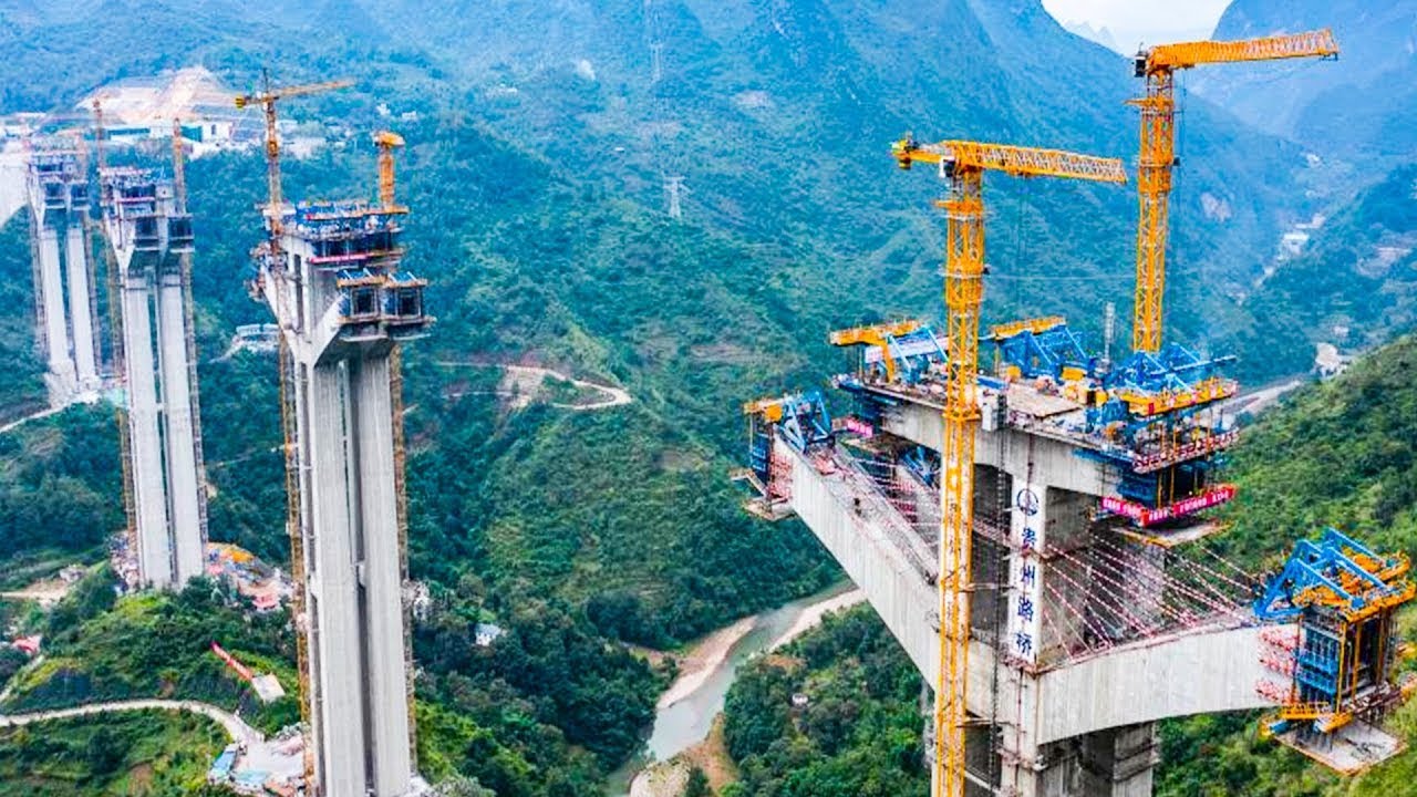 Mega Bridge Construction: Modern Engineering Highlights Swing Bridge.
