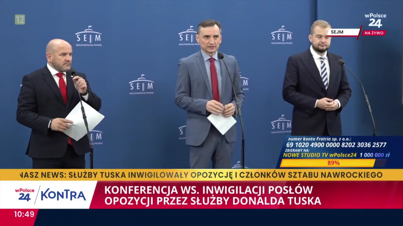 Pilna Konferencja! Ziobro: 