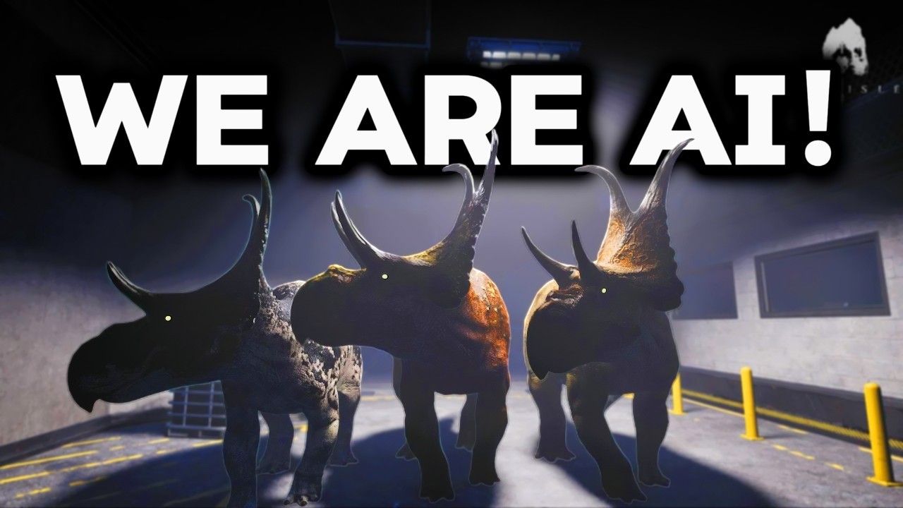 Hunting Down Allos as a Dibble AI! | The Isle HordeTest