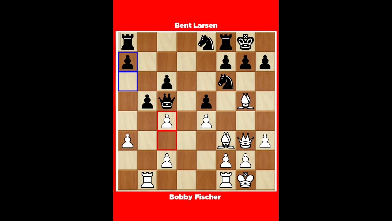 Bobby Fischer vs Bent Larsen √ It Zurich Switzerland, 1959.