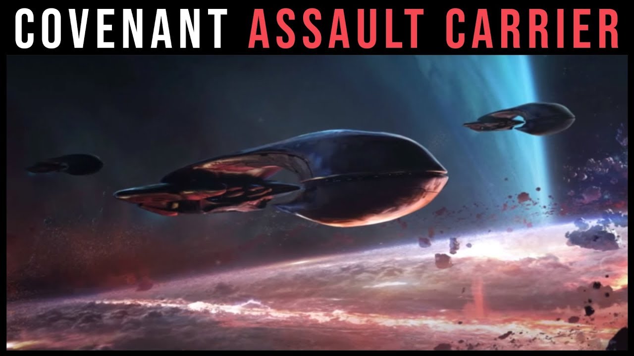 Штурмовой авианосец класса CAS «Ковенант» | Разбор корабля Halo