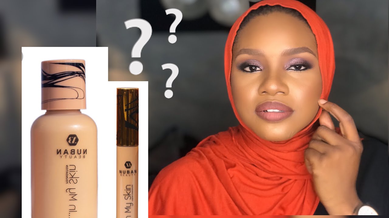 Makeup using all Nigerian brand/ new nuban beauty in my skin foundation