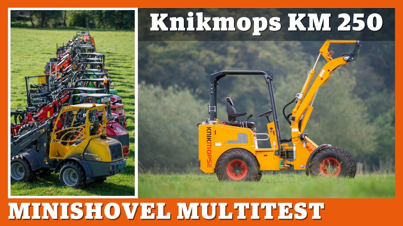 Minishovel Multitest: Knikmops KM 250