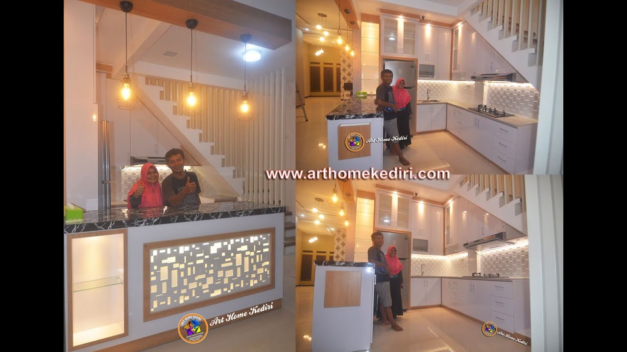 Interior Blitar-Kitchen set minimalis tour terbaru team art home kediri di Blitar Kanigoro indah