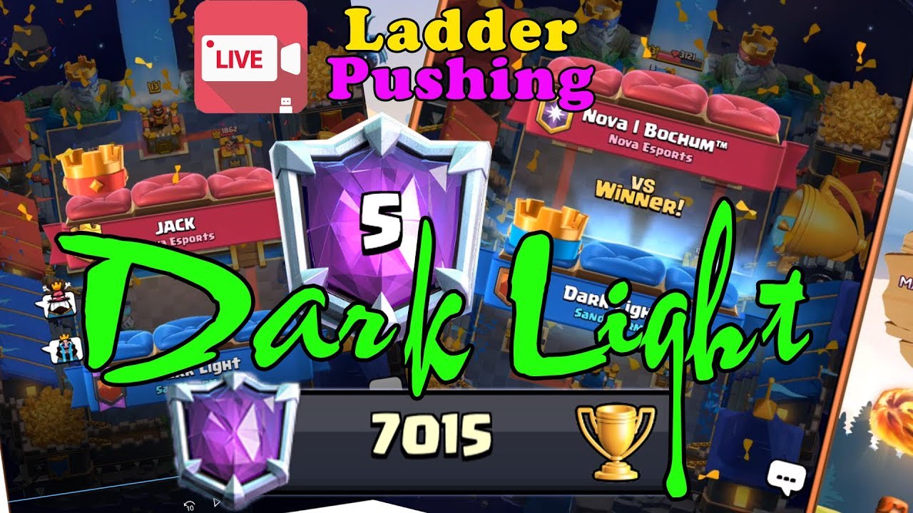 Dark Light 7015 Live Ladder Push | Balloon Freeze OP!!!