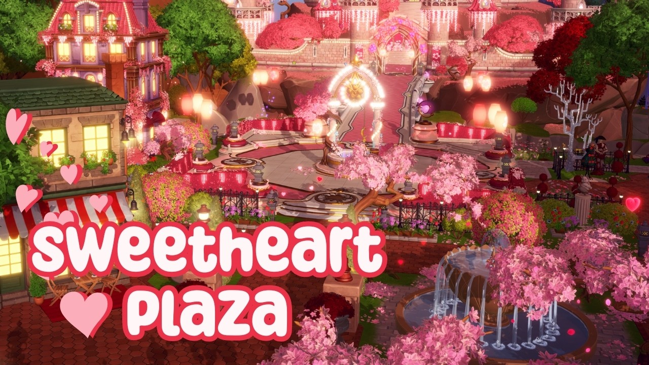 Pink Plaza Makeover! 💖 | Dreamlight Valley