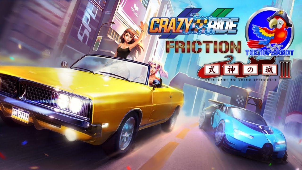Tutorial teknoparrot en español parte 39 , Crazy ride, Friction , Shikigami No Shiro