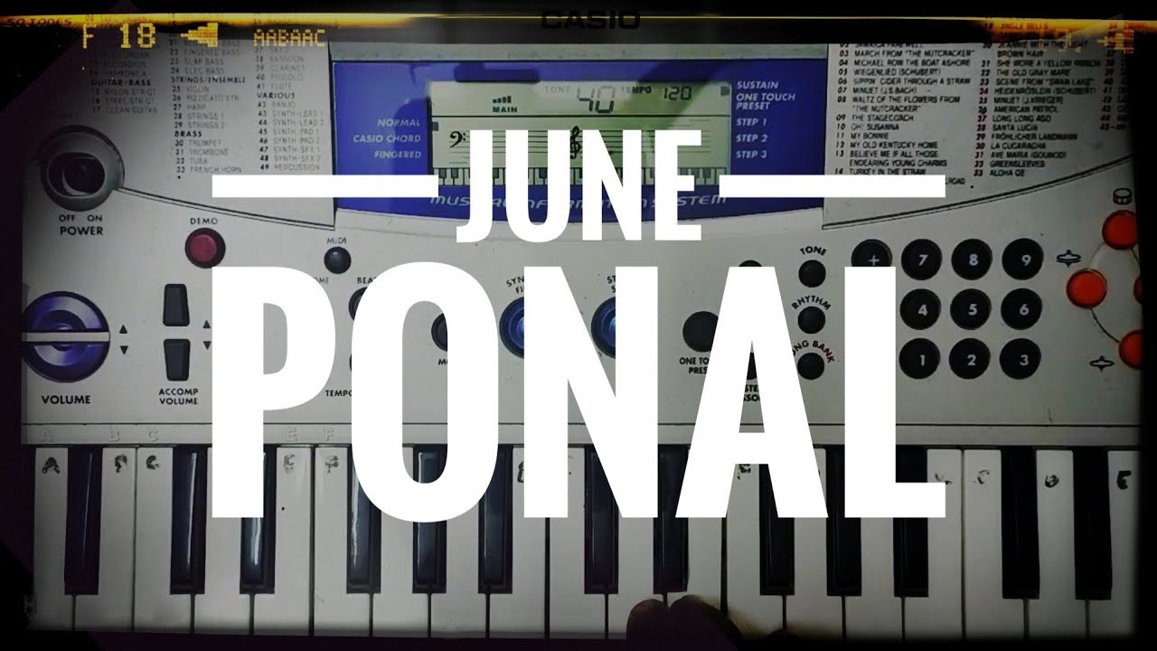 JUNE PONAL | UNNALE UNNALE | KEYBOARD NOTES TUTORIAL |  CASIO MA150 | PIANO BY WISE