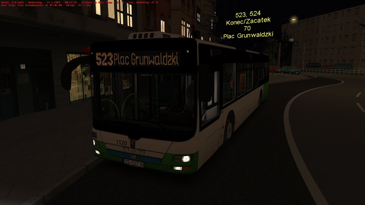 Omsi 2 - Fiktiv Szczecin V2.11 - Line 523 - MAN Lion's City A21 EEV NL283