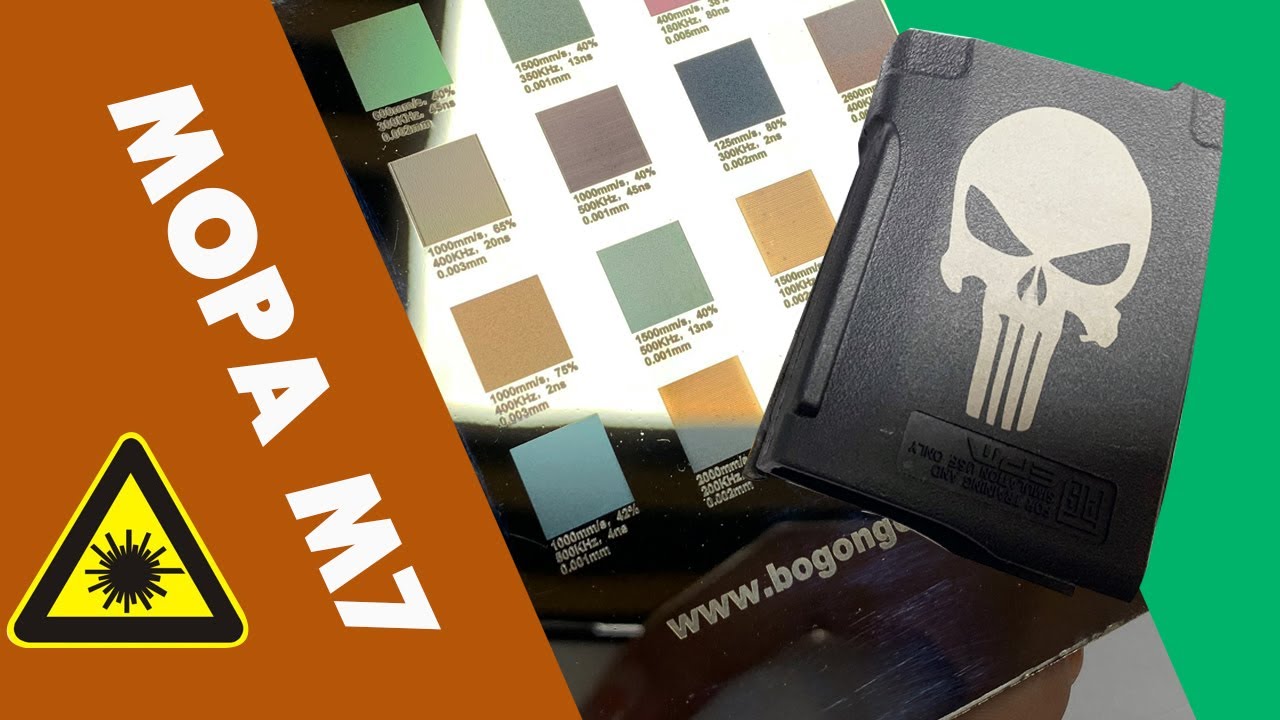 60W M7 MOPA LASER ENGRAVER for Gun Engraving and Color Marking