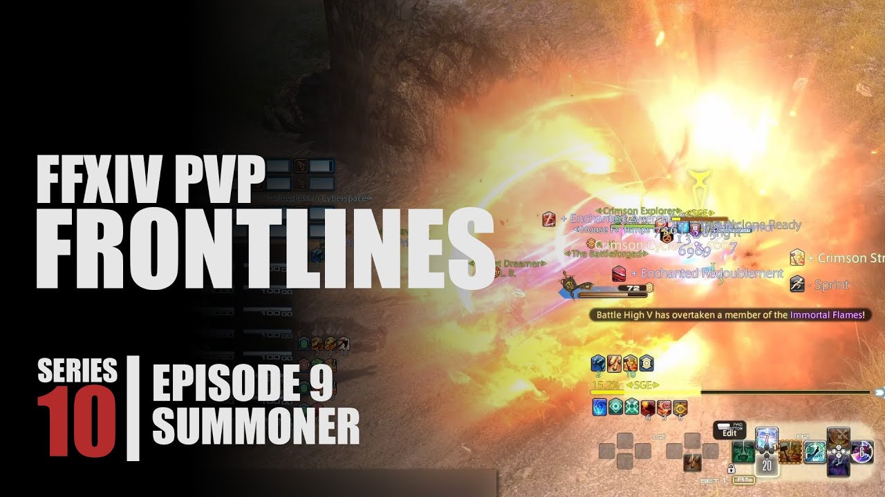 Crimson Cyclones and Mountain Busters! | FFXIV PVP Series 10 | Frontlines 09
