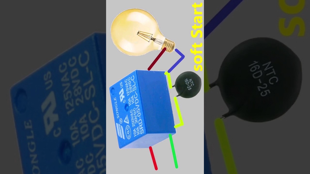 soft start Circuit  #zaferyildiz #short  #led #viral #diy #circuit #diyproject #shots #softstarter