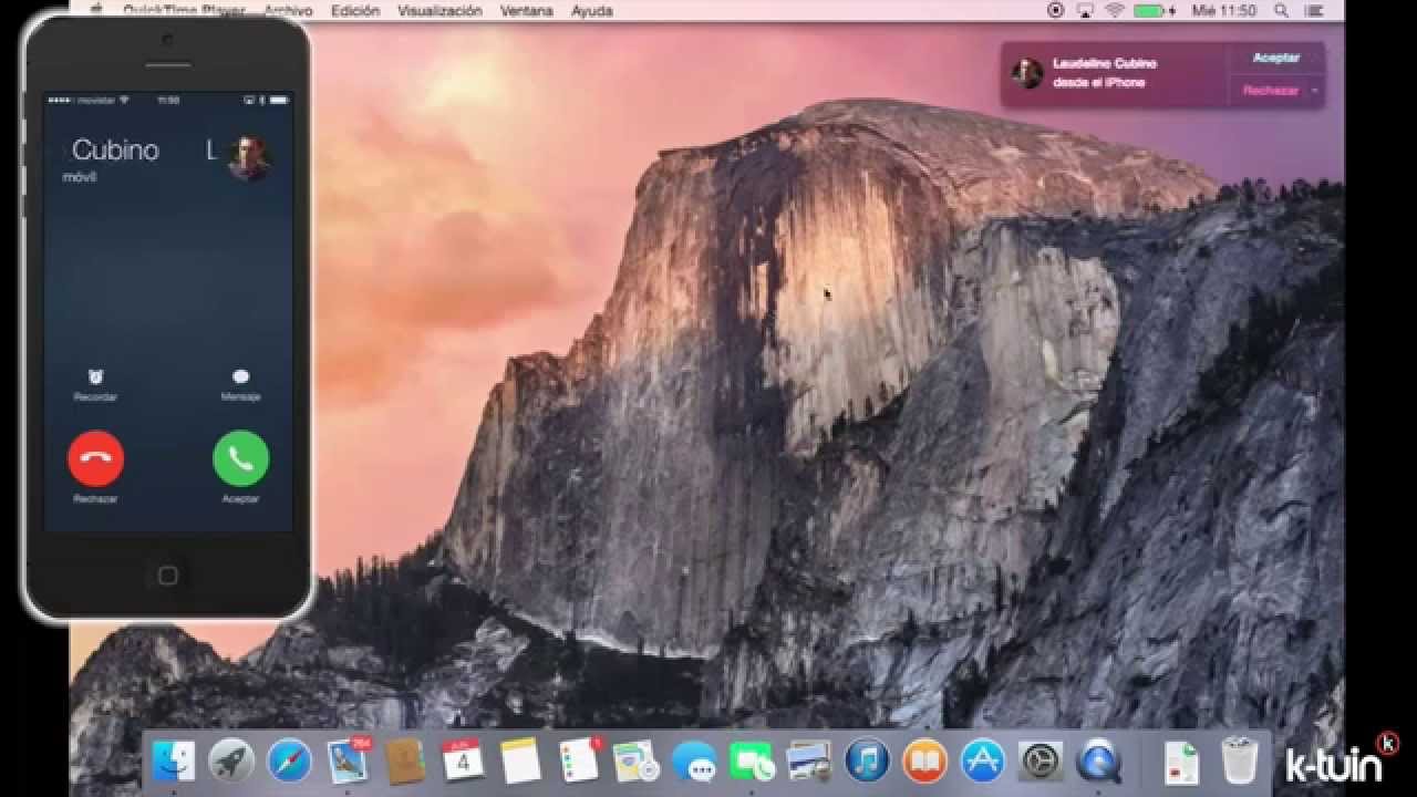 YOSEMITE OS X - CONTESTAR LLAMADAS DE TELEFONO EN MAC