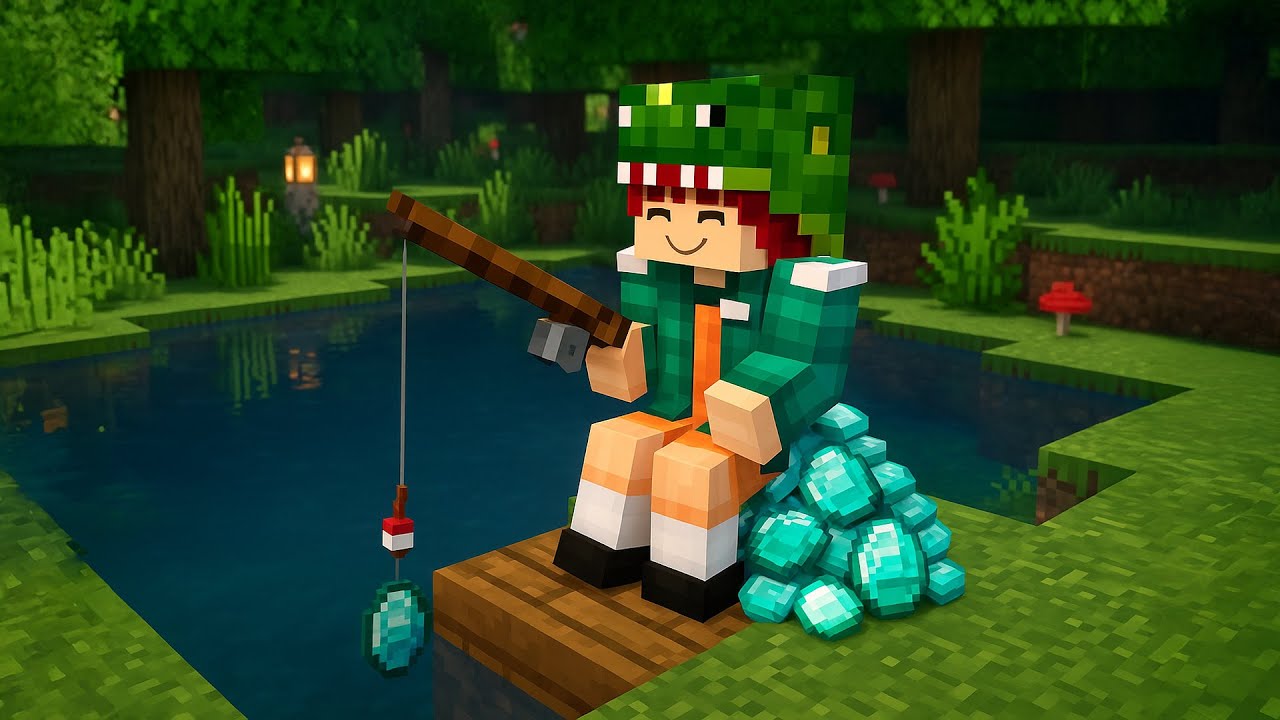 วิธีหาเพชรฉบับคนขี้เกียจ | MineCraft