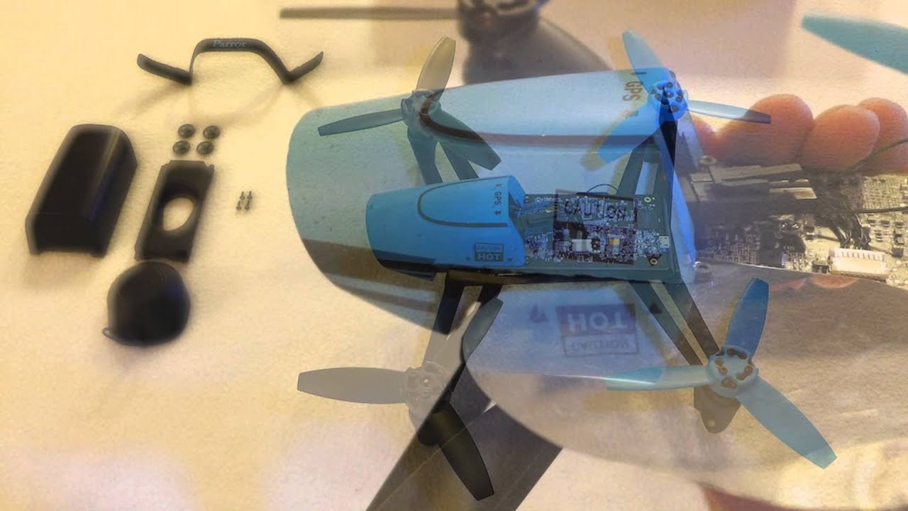 Parrot Bebop Drone tutorial repair disassembly