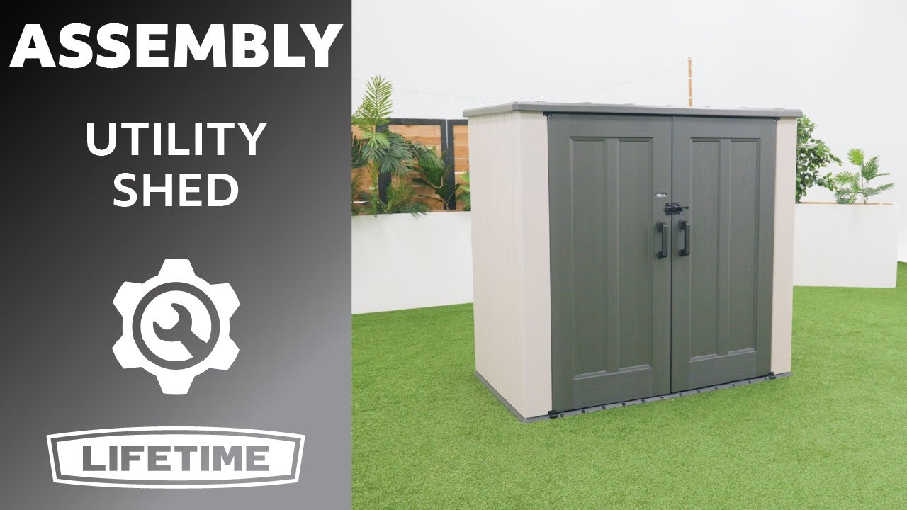 Lifetime Utility Shed | Lifetime Assembly Video