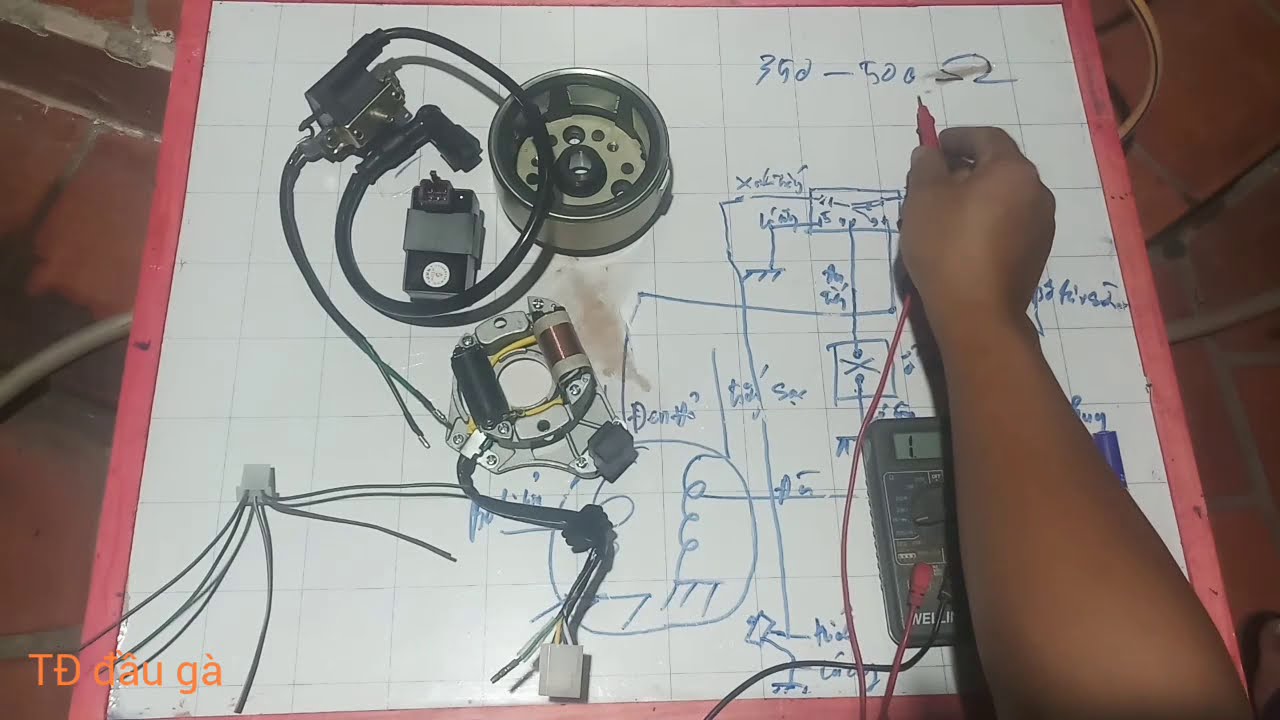 HỌC SỬA CHỮA XE MÁY : Bài 1 ( mạch điên xe máy)