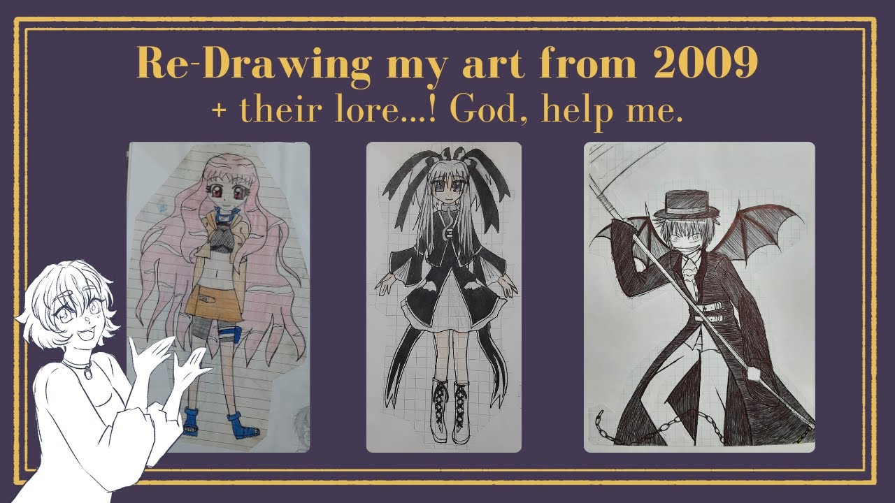 Redrawing my old art!