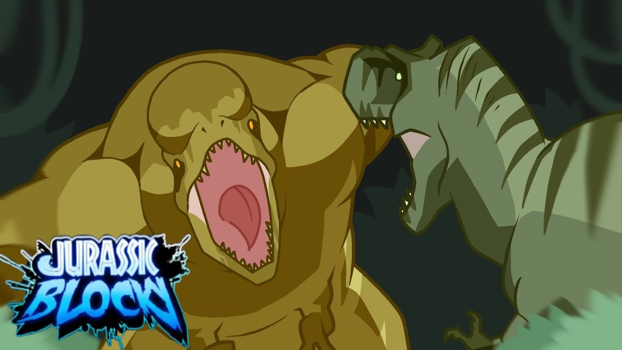 Distortus Rex VS Tyrannosaurus rex [Jurassic Blocky]