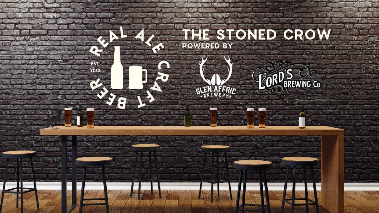 Go Grab A Beer It's Time For The LIVE Stoned Crow Virtual Pub , LIVE Beer Drinking