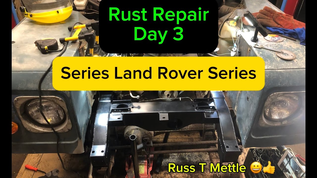 Land Rover restoration. Chassis Repair or Replace .? The Big Reveal ! #automobilerepairshops